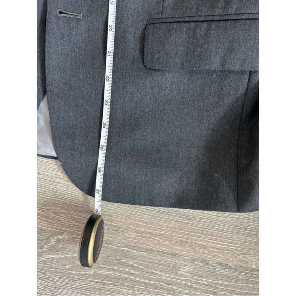 Ralph Lauren Gray Vintage Double Breast Straight Cut Blazer Size S (16R) EUC - Picture 9 of 10
